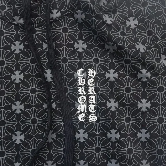 Chrome Hearts All-Over Print Hooded Sweatshirt